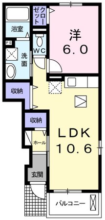 フェリーチェ　ラパンの物件間取画像